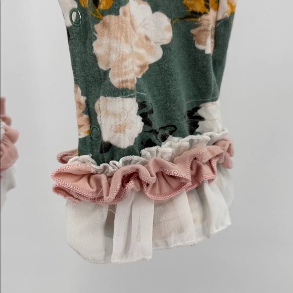 Baby Balooga ruffle Charming Floral Kids Romper flower accent 12-18 mo girly - Picture 8 of 9